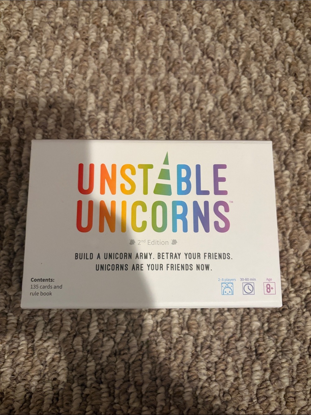 Unstable Unicorns 2nd Edition Card Game -NWT